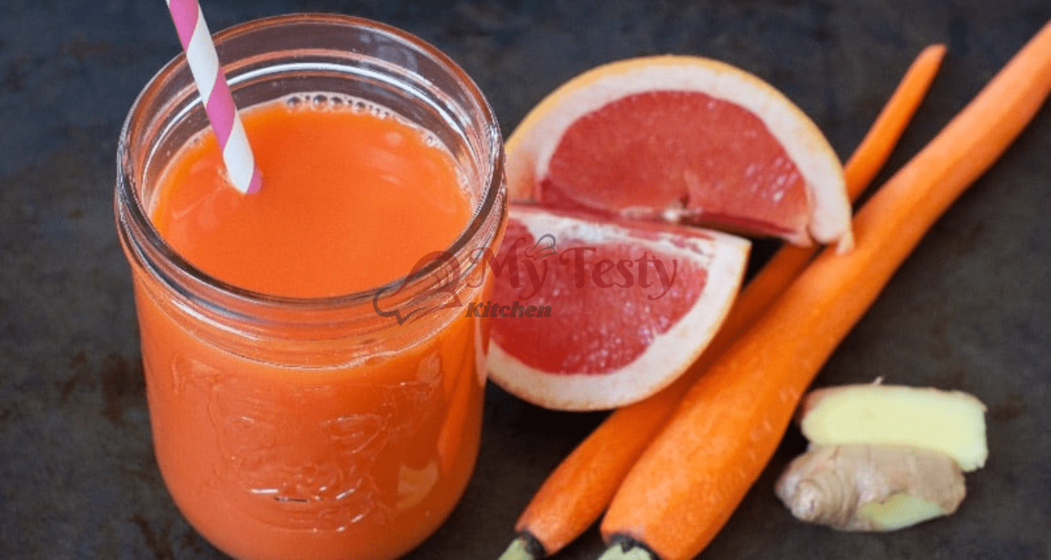 Grapefruit, Carrot, and Ginger juice Recipe