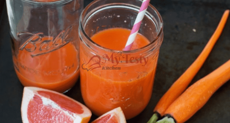 Grapefruit, Carrot, and Ginger juice Recipe
