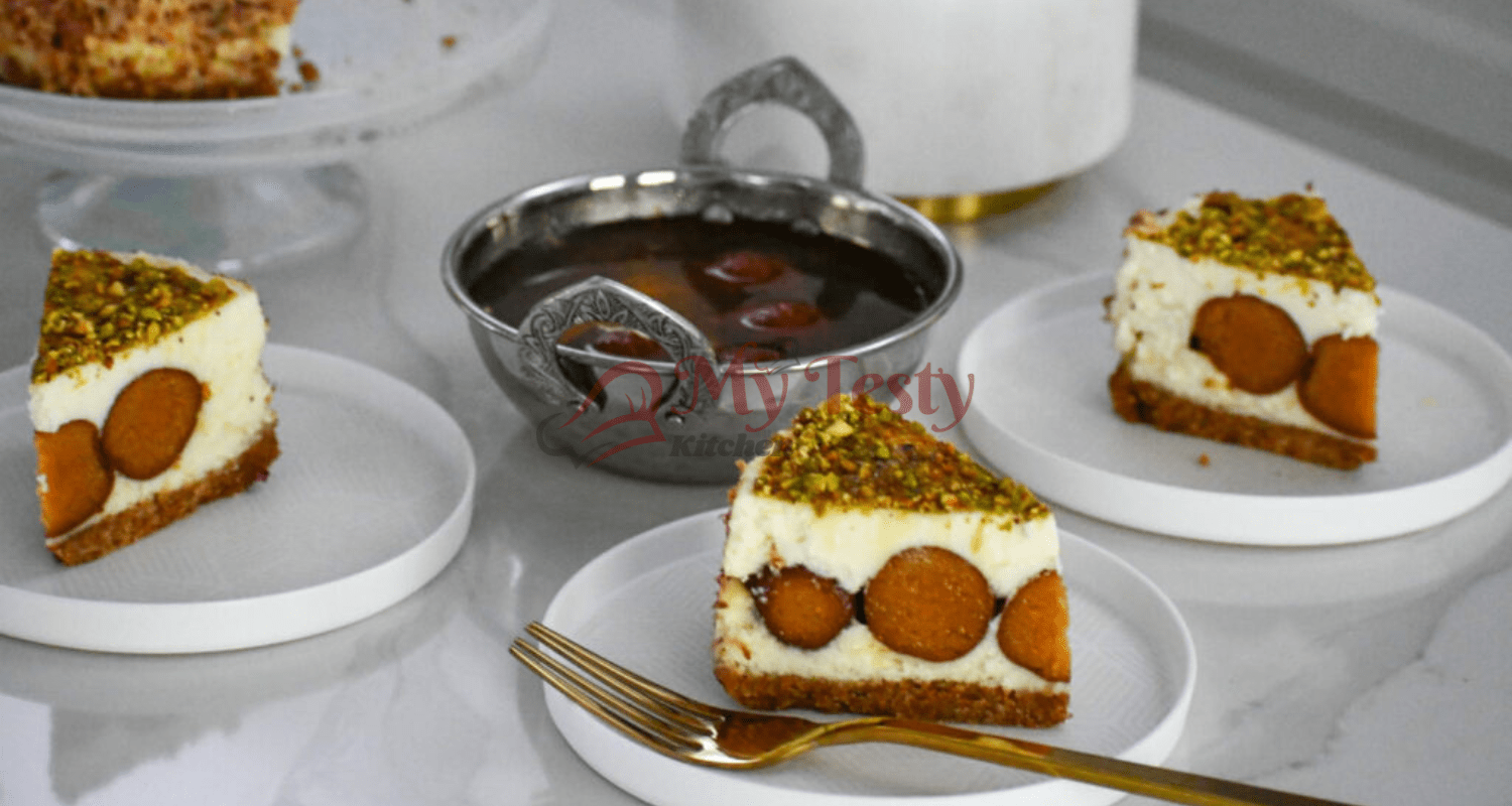 Gulab Jamun Cheese Cake Recipe