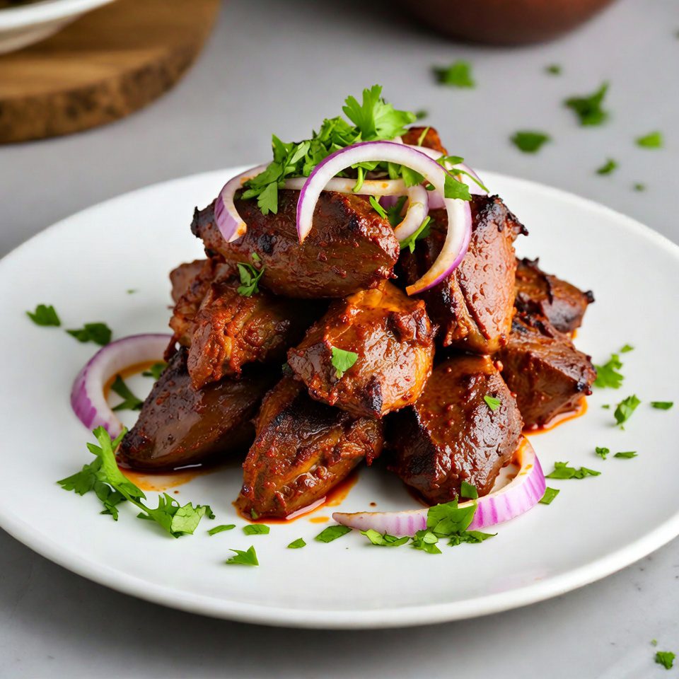 Barbecued Bbq Liver Boti 2