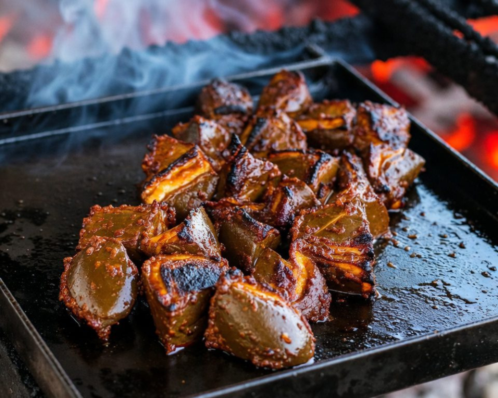 Barbecued Bbq Liver Boti Recipe