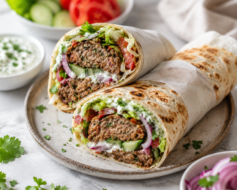 Chapli Kebab Wrap Recipe