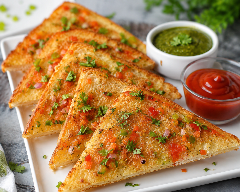 Crispy Sooji Toast Recipe