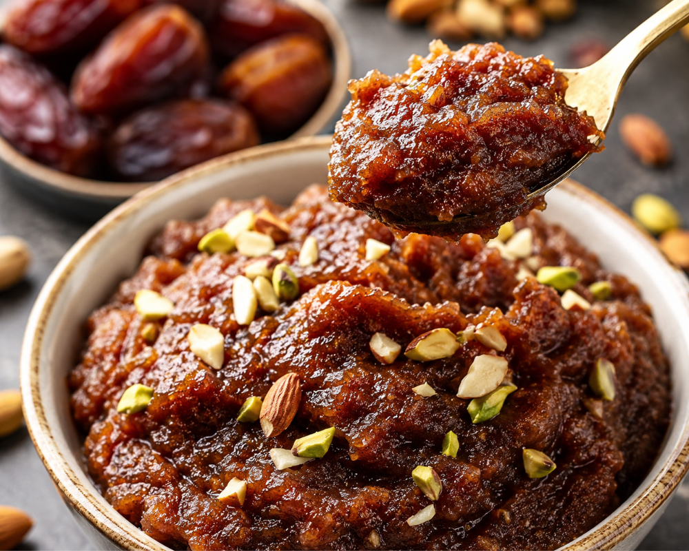 Dates (khajoor) Halwa Recipe2