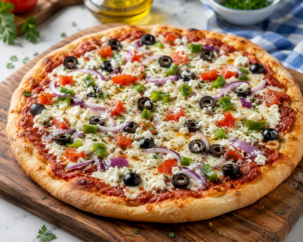 Greek Style Pizza Recipe
