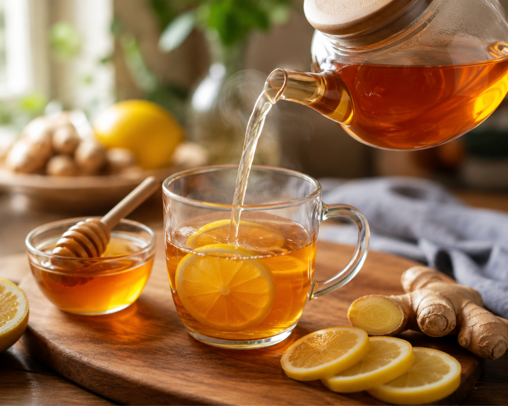 Honey Lemon Tea Recipe1