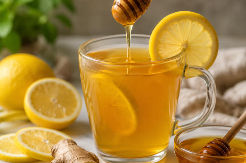 Honey Lemon Tea Recipe2