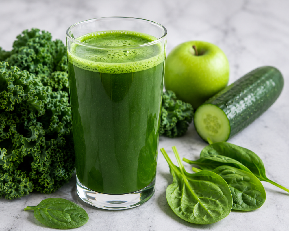 Kale Spinach Juice Recipe1