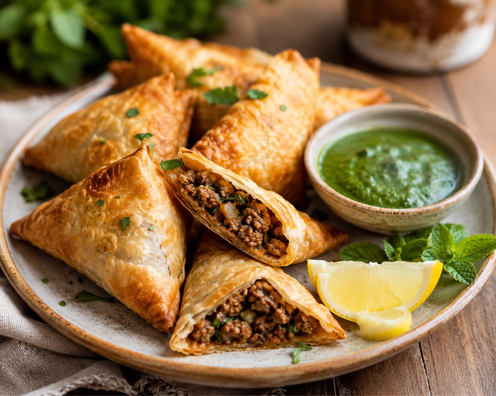 Lamb Tikka Samosas Recipe