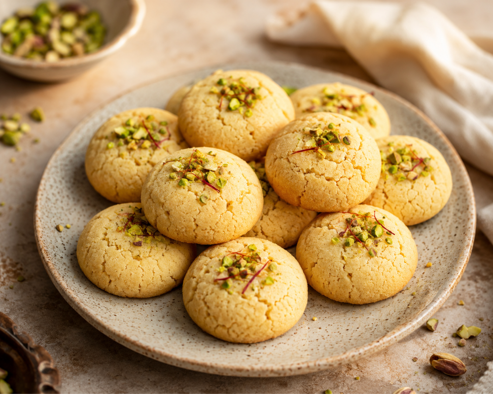 Nankhatai Recipe (Indian Cookies)