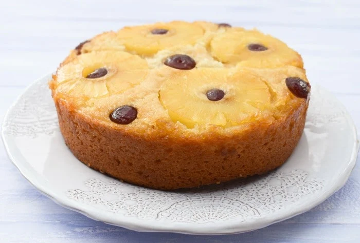 vegan pineapple cake